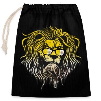 Vatican - Closable cotton gift bag (25x30cm) - black - Front