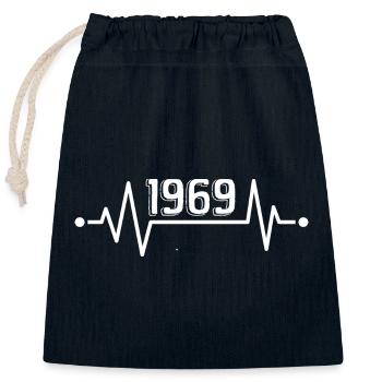 Cadeau D'anniversaire 1969 Génial Depuis 1969 - Sac cadeau en coton avec cordon (25 x 30 cm) - bleu marine - Devant