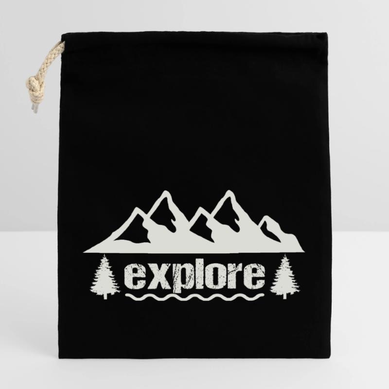 explore Verschließbarer Geschenkbeutel aus Baumwolle (25x30cm)