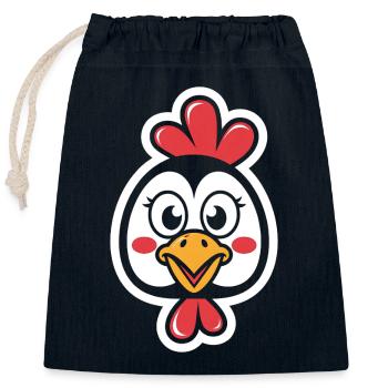 Turkei - Verschließbarer Geschenkbeutel aus Baumwolle (25x30cm) - Navy - Vorne