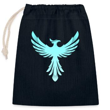 Phoenix Logo - Verschließbarer Geschenkbeutel aus Baumwolle (25x30cm) - Navy - Vorne