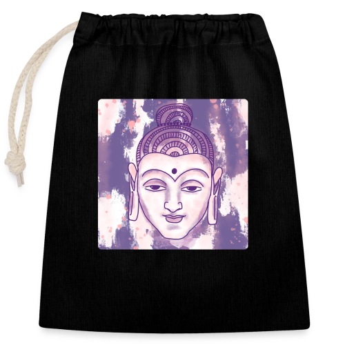 Buddha - Verschließbarer Geschenkbeutel aus Baumwolle (25x30cm)