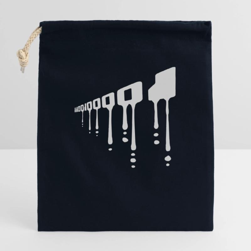 Binär Code Programm Sprache Verschließbarer Geschenkbeutel aus Baumwolle (25x30cm)