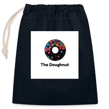The Doughnut - Closable cotton gift bag (25x30cm) - navy - Front