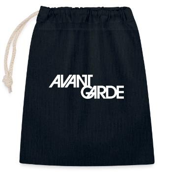 Type Lovers - Avantgarde - Verschließbarer Geschenkbeutel aus Baumwolle (25x30cm) - Navy - Vorne