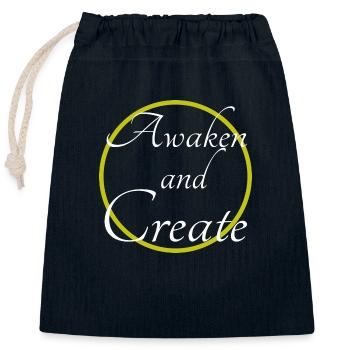 awesome joke birthday present idea - Verschließbarer Geschenkbeutel aus Baumwolle (25x30cm) - Navy - Vorne