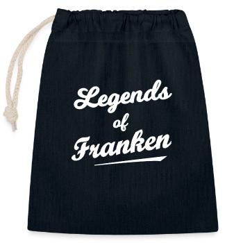 The myth of Franconia - Closable cotton gift bag (25x30cm) - navy - Front