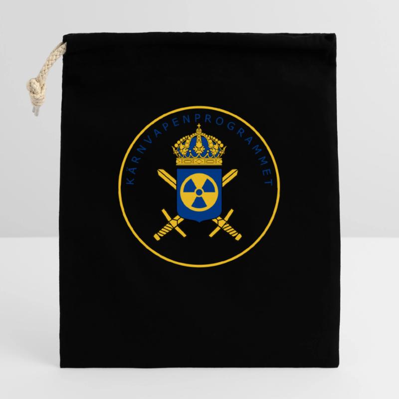 Das schwedische Atomwaffenprogramm Verschließbarer Geschenkbeutel aus Baumwolle (25x30cm)