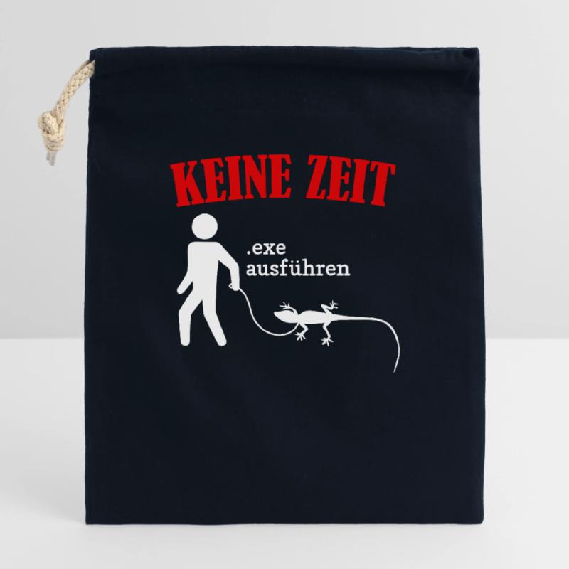 Keine Zeit Informatiker Programmierer Computer Verschließbarer Geschenkbeutel aus Baumwolle (25x30cm)