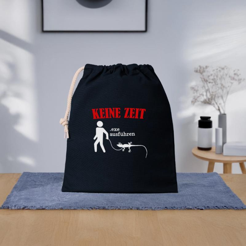 Keine Zeit Informatiker Programmierer Computer Verschließbarer Geschenkbeutel aus Baumwolle (25x30cm)