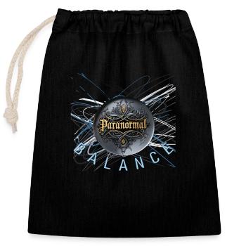 paranormal balance , paranormales Gleichgewicht - Verschließbarer Geschenkbeutel aus Baumwolle (25x30cm) - Schwarz - Vorne