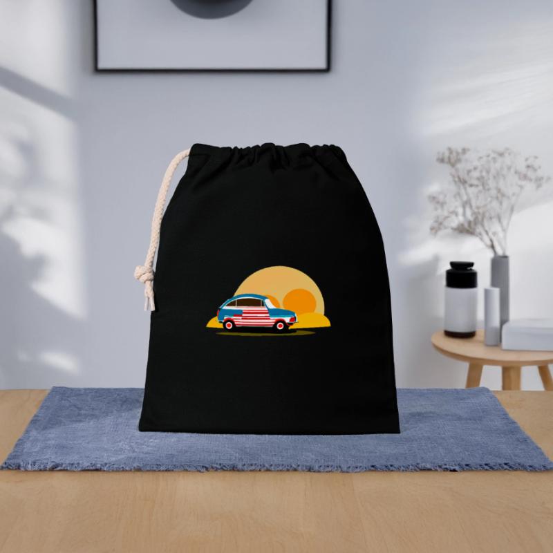 into the sunset Closable cotton gift bag (25x30cm)