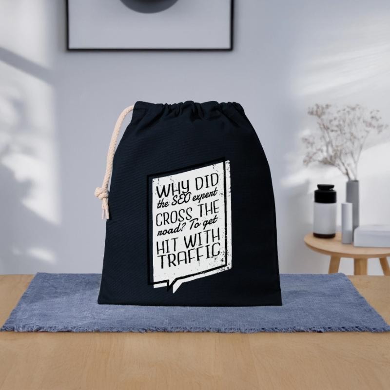 computer programming admin jokes happy doctor Verschließbarer Geschenkbeutel aus Baumwolle (25x30cm)