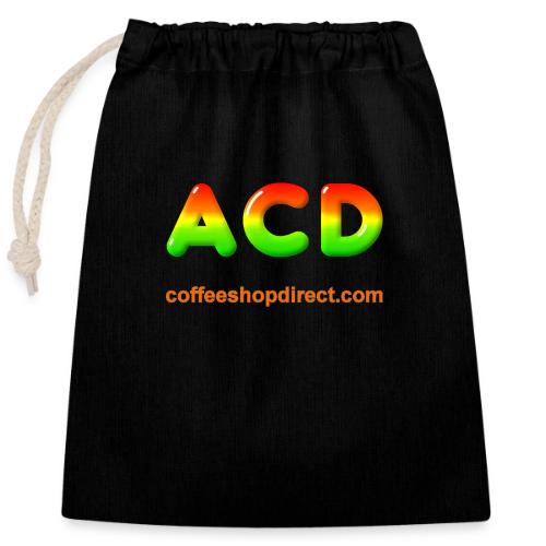 Big ACD Logo - Closable cotton gift bag (25x30cm)