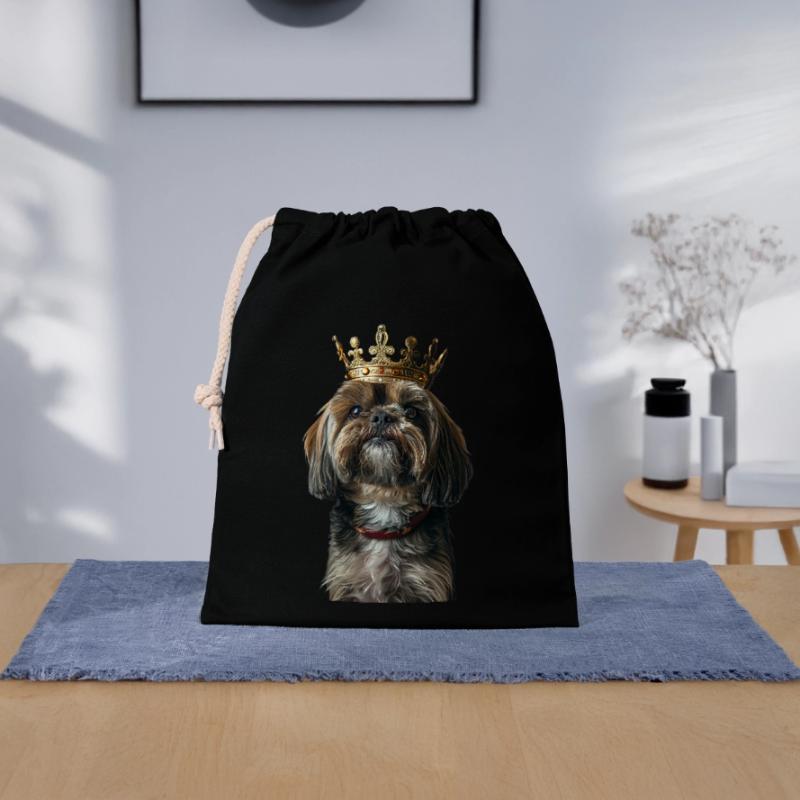 Lhasa Apso Closable cotton gift bag (25x30cm)