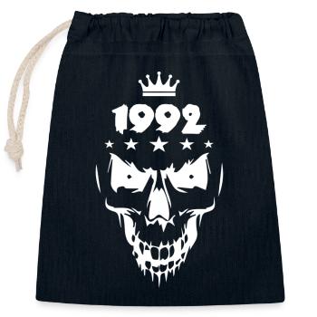Skull (1992) - Closable cotton gift bag (25x30cm) - navy - Front