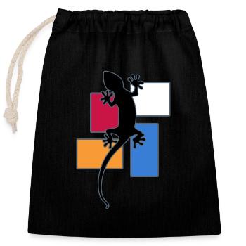 Escalade Bloc Salle d’escalade Corde d’escalade - Sac cadeau en coton avec cordon (25 x 30 cm) - noir - Devant