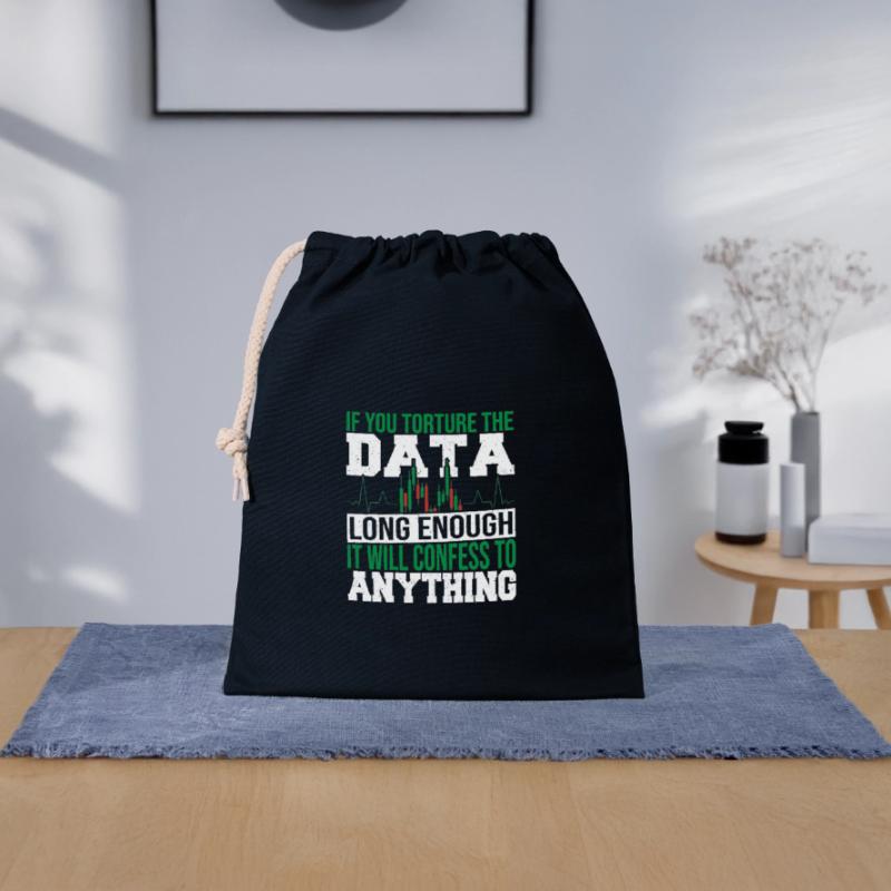 Datenanalyse Datenintegration Datenwissenschaft Verschließbarer Geschenkbeutel aus Baumwolle (25x30cm)
