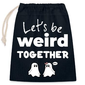 T-shirts avec des phrases amusantes - Fantasmitas 11 - Sac cadeau en coton avec cordon (25 x 30 cm) - bleu marine - Devant