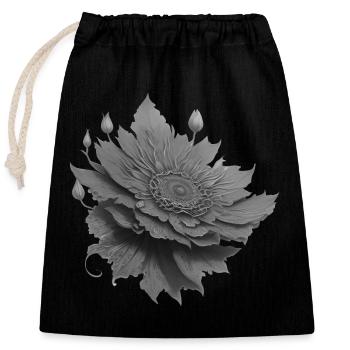 Electron Botanica - Closable cotton gift bag (25x30cm) - black - Front