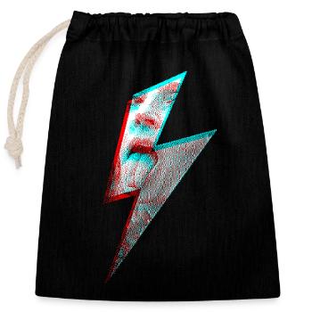Rebel Flash Lick - Closable cotton gift bag (25x30cm) - black - Front