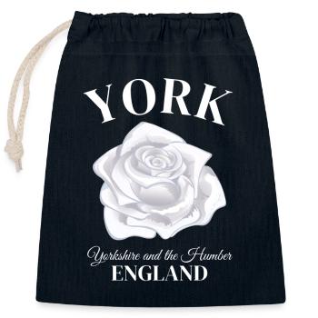 York England North Yorkshire United Kingdom - Verschließbarer Geschenkbeutel aus Baumwolle (25x30cm) - Navy - Vorne