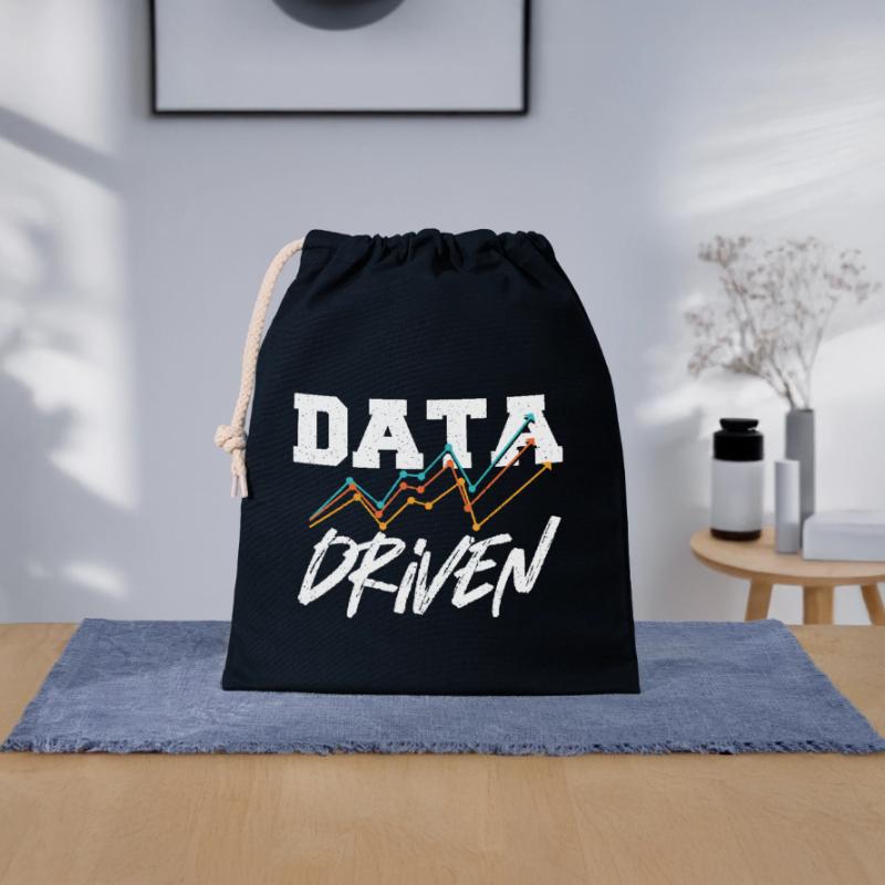 Data-driven command for Data Science Collector Closable cotton gift bag (25x30cm)