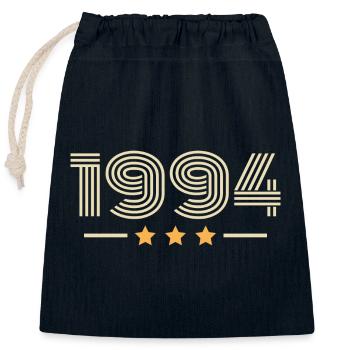 Legendary Since 1994 Birthday Gift 1994 - Closable cotton gift bag (25x30cm) - navy - Front
