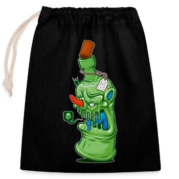 Bar Freak - Closable cotton gift bag (25x30cm) - black - Front