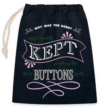 fun funny boys quote hobbyists automatic gift - Verschließbarer Geschenkbeutel aus Baumwolle (25x30cm) - Navy - Vorne