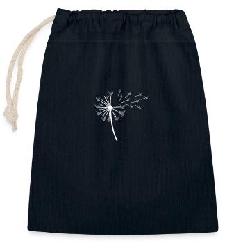 Bovins vaches Bovins Highland - Sac cadeau en coton avec cordon (25 x 30 cm) - bleu marine - Devant