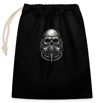 Eternal Sentinel - Closable cotton gift bag (25x30cm) - black - Front