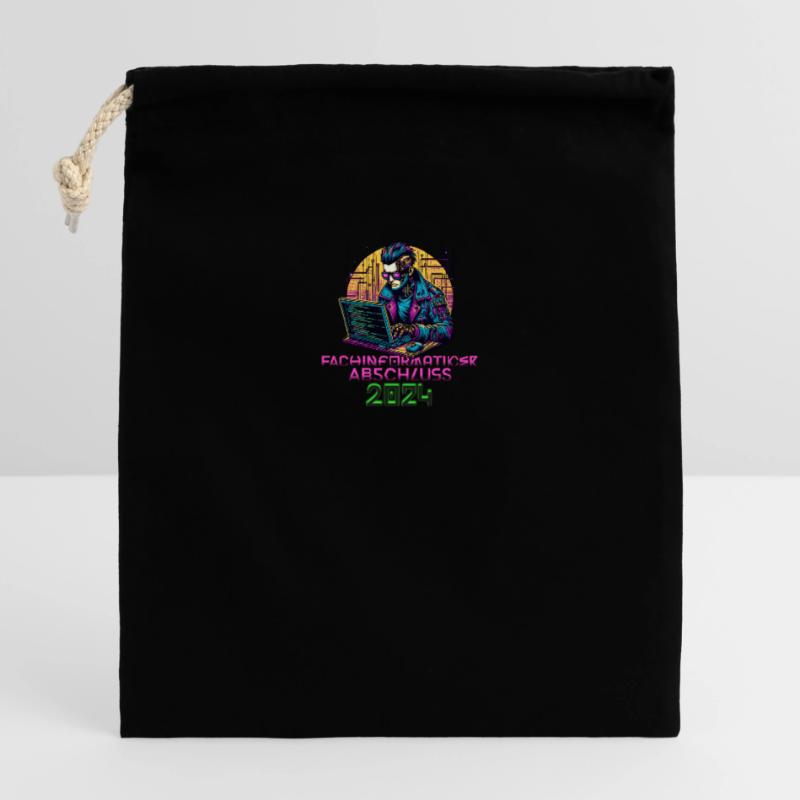 Fachinformatiker Abschluss Softwareentwickler Code Verschließbarer Geschenkbeutel aus Baumwolle (25x30cm)