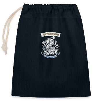 Kfz Mechatroniker Abschluss Mechatroniker Geschenk - Verschließbarer Geschenkbeutel aus Baumwolle (25x30cm) - Navy - Vorne