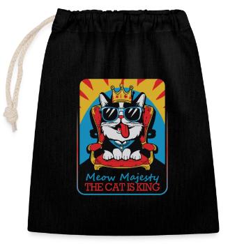 Royal Hangover - Closable cotton gift bag (25x30cm) - black - Front