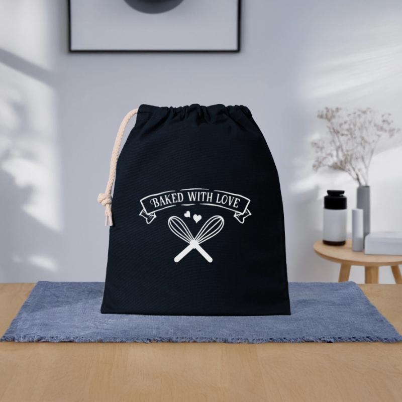 Baker Bread Apprentice Master Teaching Gift Closable cotton gift bag (25x30cm)