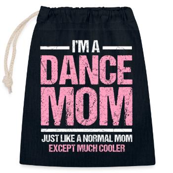 Tanz Mama Tanzen Mutter Disco Geschenk - Verschließbarer Geschenkbeutel aus Baumwolle (25x30cm) - Navy - Vorne