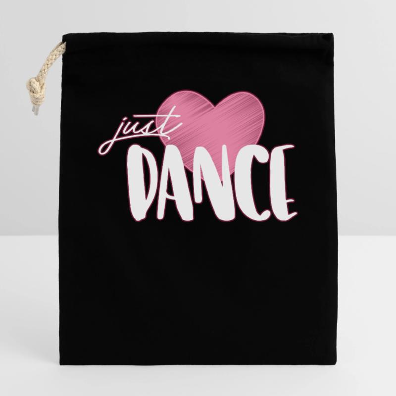 danse Sac cadeau en coton avec cordon (25 x 30 cm)