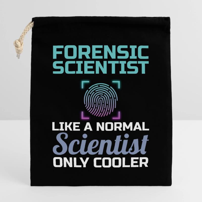 Forensic Scientist Science Forensic Forensic Scientist Sac cadeau en coton avec cordon (25 x 30 cm)