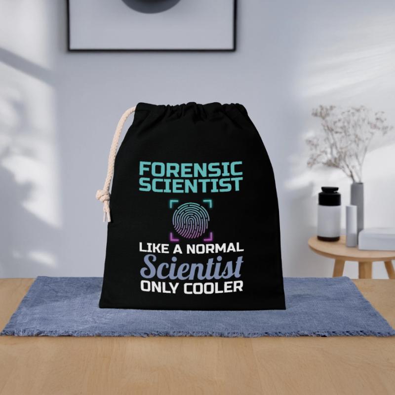 Forensic Scientist Science Forensic Forensic Scientist Sac cadeau en coton avec cordon (25 x 30 cm)