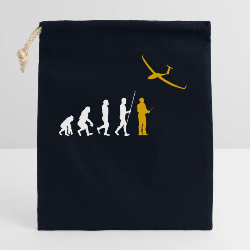 Evolution RC Planeur commandé à distance Modéliser Sac cadeau en coton avec cordon (25 x 30 cm)
