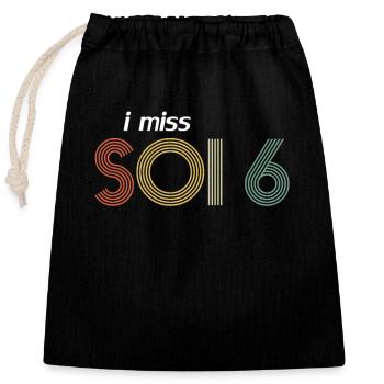 i miss Walking Street Soi 6 LK Metro Thailand - Verschließbarer Geschenkbeutel aus Baumwolle (25x30cm) - Schwarz - Vorne