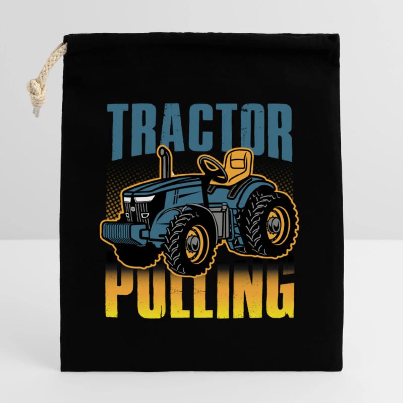 tractor pulling, tractor pulling pulling, racing, Verschließbarer Geschenkbeutel aus Baumwolle (25x30cm)