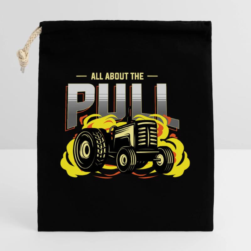 tractor pulling, tractor pulling Traktor, racing, Verschließbarer Geschenkbeutel aus Baumwolle (25x30cm)