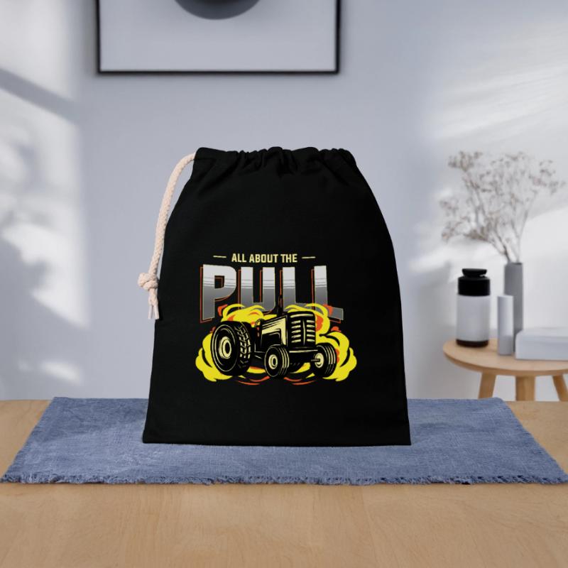 tractor pulling, tractor pulling Traktor, racing, Verschließbarer Geschenkbeutel aus Baumwolle (25x30cm)
