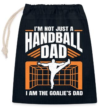 Handball Spieler Sport Handballer Ballsport Sport - Verschließbarer Geschenkbeutel aus Baumwolle (25x30cm) - Navy - Vorne
