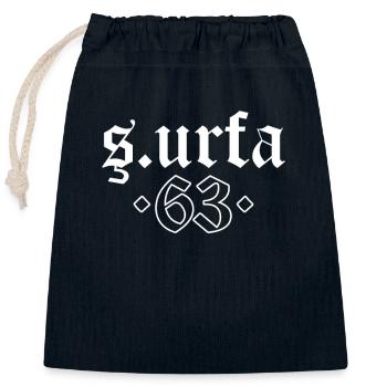 Sanliurfa 63 Turquie Turkiye Cadeau Vacances Turk - Sac cadeau en coton avec cordon (25 x 30 cm) - bleu marine - Devant