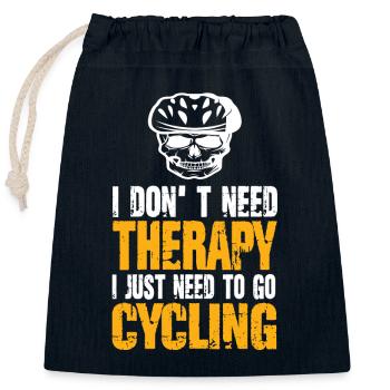 Racer - Closable cotton gift bag (25x30cm) - navy - Front