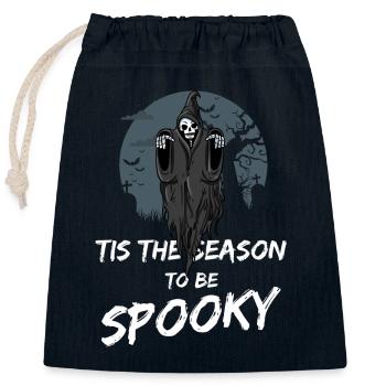 The Grim Reaper - Closable cotton gift bag (25x30cm) - navy - Front