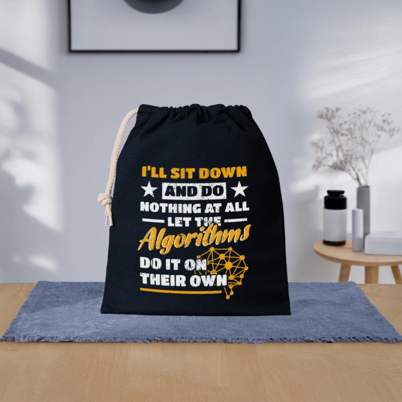 Algorithmen Computerprogrammierer Roboteringenieur Verschließbarer Geschenkbeutel aus Baumwolle (25x30cm)